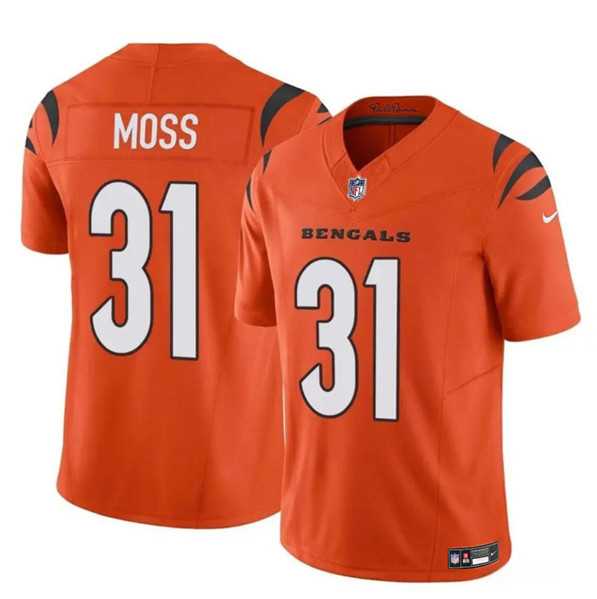 Youth Cincinnati Bengals #31 Zack Moss Orange 2024 F.U.S.E. Vapor Untouchable Limited Stitched Jersey Dzhi->youth nfl jersey->Youth Jersey